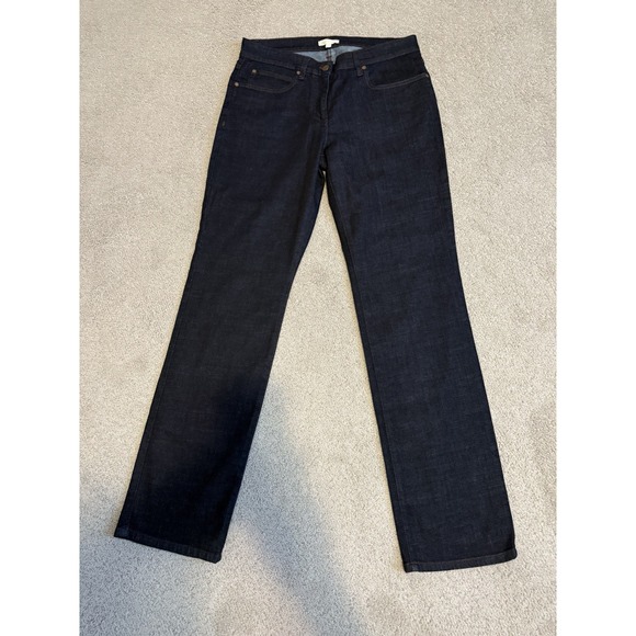 Eileen Fisher Organic Cotton Dark Wash Womens 10/ 29 x 32 Jeans Stretchy $148 - Picture 2 of 10